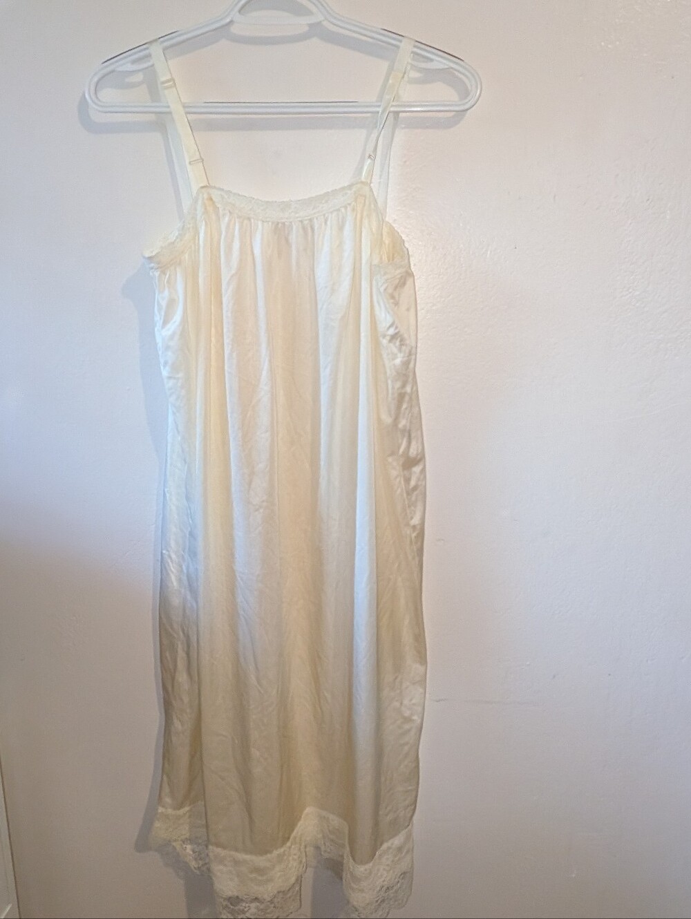 Leading Lady Ivory Lace-Trim Slip Chemise